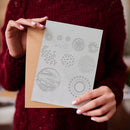 Transparent Silicone Circle Flower Seal Embossing Metal Paper Cut Card Molds