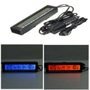 LED Backlight Digital Clock Inside Outside Car Temperature Battery Voltage Meter