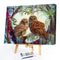 DIY Digital Picture Kit Owls Frameless Oil Painting By Number Handicraft Gifts