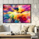 5D DIY Diamond Painting Full Round Drill Colored Smoke of Rhinest