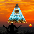 Crystal Energy Generator Pyramid Healing Stone Positive Energy Collect (E) Newly