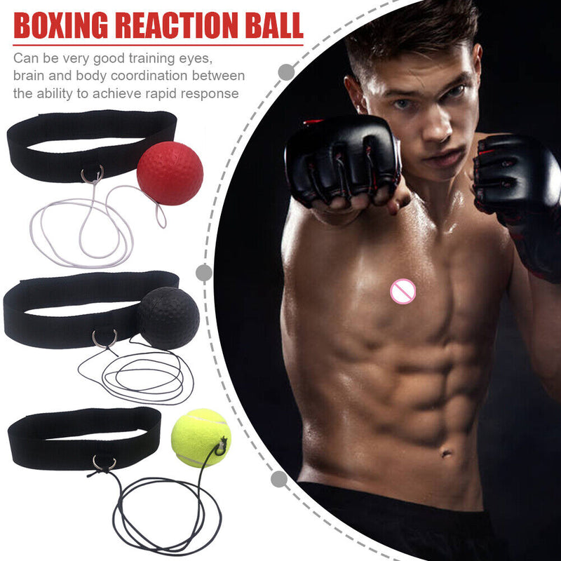 4pcs with Headband Boxing Muay Thai Hand Eye Reaction Training Reflex Speed ?