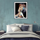5D Diamond Painting Lion Mom and Son Full Round Drill DIY Mosaic Rhinestone