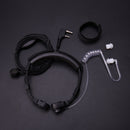 2 Pin Covert Acoustic Tube Earpiece Headset PTT Throat MIC for Baofeng UV5R