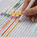 Creative Stationery Key Points Markers Color Pen Eye Care Highlighter Pen Set