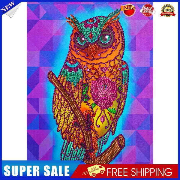 5D Part Special Shaped Drill Diamond Painting Kit Eagle Animal Decor Adults