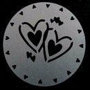 4 pcs/set DIY plastic stencil set cake decoration tools K0D5 V8Q3 F4S5