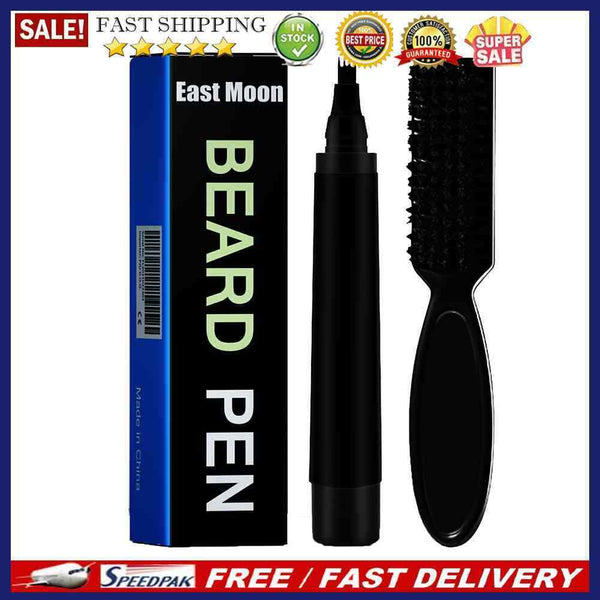 Beard Filling Pen Kit Enhancer Fill Brush Pencil Mustache Coloring Shaping To