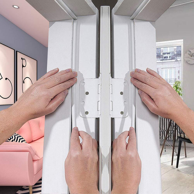 6m Self Adhesive Rubber Seal Strip Soundproof for Door Window (White D-Typ)