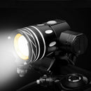 Rechargeable T6 LED Headlight 15000LM Flashlight Bike Headlight Bicycle Lights