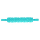 Rolling Pin Pattern Baking Tool Fondant Embossed Mold Cake Deco(Water Blue)