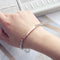 Women Love Bangle Jewelry Stainless Steel Couple Bracelets Her King His Queen