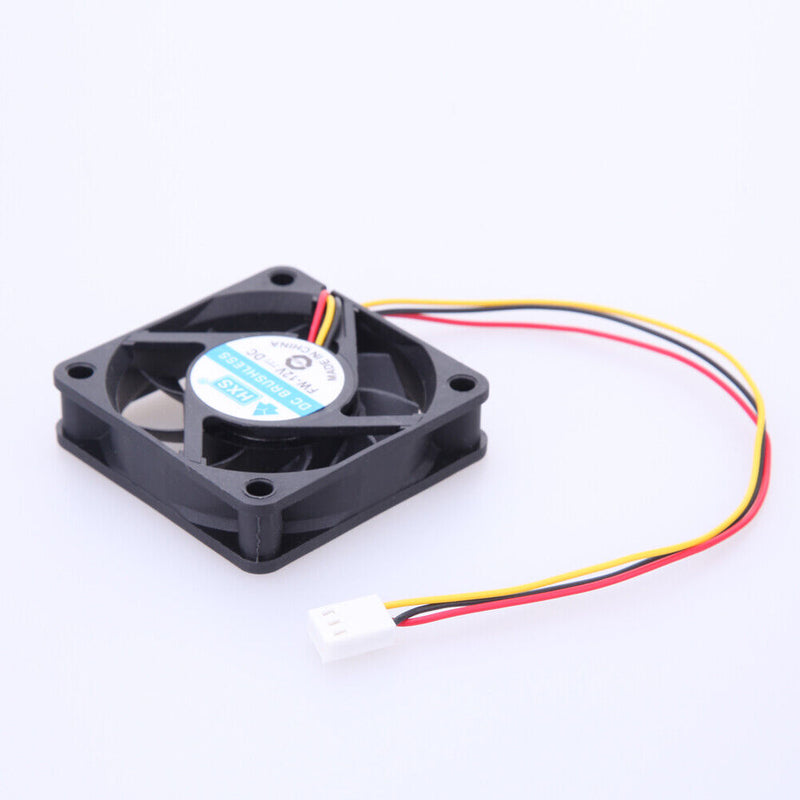 12V DC 6cm PC Cooling Portable Fan Ball Bearing 3 Pin Connector P4 Newly