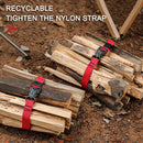 2x Nylon Cargo Tie Luggage Belt Strap Camping Hiking Outdoor Fixed Buckle Rop