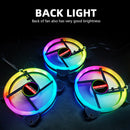COOLMOON 12cm RGB PC Case Cooling Fan Small 6 Pin Quiet Cooler Heatsink Radiator