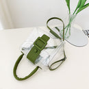 Summer PVC Clear Sling Shoulder Bag Women Transparent Totes Crossbody Handbags