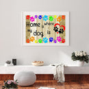 Full Embroidery Letters Pattern DIY Stamped Canvas 11CT Needlework Sets Gifts