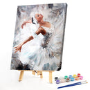 #A Girl Oil Paint By Numbers Kit DIY Frameless Drawing Picture for Adults Home