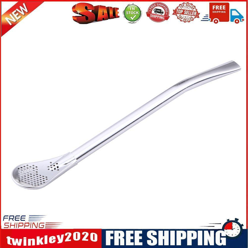 Stainless Steel Drinking Straw Filter Handmade Yerba Mate Tea Bombilla Tool