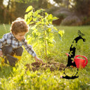 Gnomes Garden Decor, Ground Sign Silhouette for Outdoor, Lawn, Yard (4) Newly
