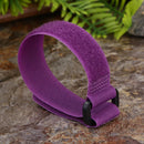 Nylon Fish Pole Belt Holder Tie Fastener Hook Loop Fishing Gadgets (Purple)