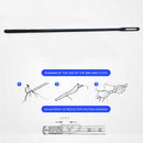 14"" Flute Cleaning Rod with Cleaning Cloth Woodwind Instruments Accessories