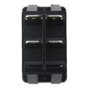 12V 35A 4 Pin Fog Light Rocker Switch with LED for Car Truck Dash (Blue)