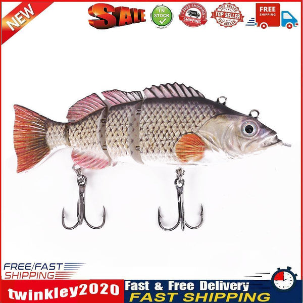 Robotic Fishing Lure Wobbler Electronic Multi Jointed Auto Swimbaits (379) Newly