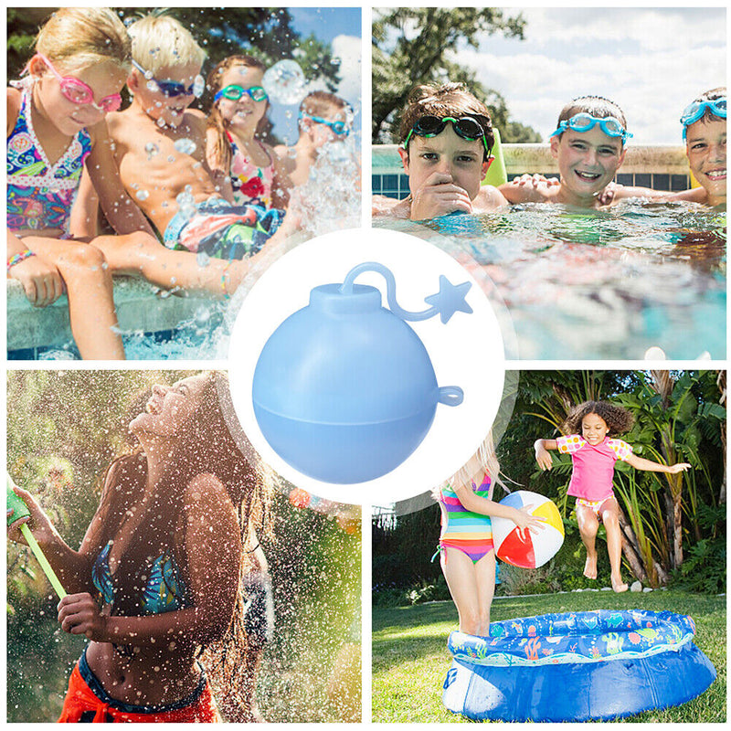 #A 1/4pcs Water Bomb Splash Waterfall Balls Outdoor Pool Fight Games Water Ballo