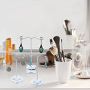 Acrylic Metal Stud Earring Display Rack Stand Jewelry Holder (Clear 3pcs)