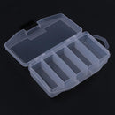 Fishing Box Compartment Double Sided Visible Plastic Glass Fishing Bait Box
