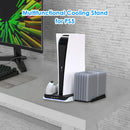For PS5 PS5 Digital Edition Vertical Cooling Stand Dual Controller Charger Newly