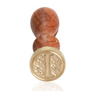 Sealing Wax Classic Initial Wax Seal Stamp Alphabet Letter I Retro Wood