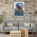 5D DIY Special Shaped Diamond Painting Peafowl Cross Stitch Craft Wall Arts Kit