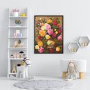 5D Diamond Painting Flowers in Vase Full Round Drill Rhinestone DIY Wall Crafts