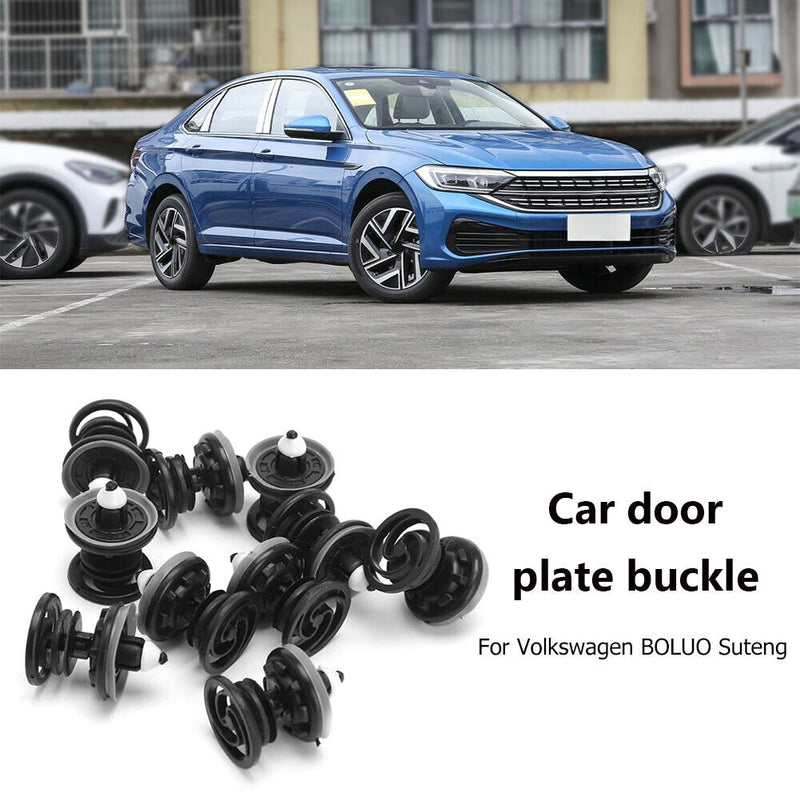 10pcs Nylon Car Interior Door Trim Panel Fastener Practical Rivets 7L6868243