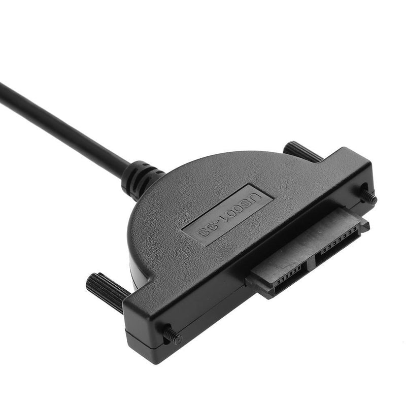 USB 2.0 to Mini SATA 7+6 13Pin Adapter Cable for Laptop CD/DVD ROM Drive
