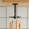 360 Degrees Rotating Hook Holder Bathroom Organizar Storage Hanger (Black) Newly