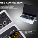 Audio Mixer Bluetooth-compatible Sound Mixing Console Home KTV Sound Card (