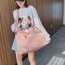 Fashion Women Yoga Fitness Waterproof Messenger Bag Luggage Handbag (Pink)l