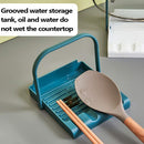 Shovel Pan Cover Pot Lid Rack Stand Spatula Holder Cooking Utensil Organiser