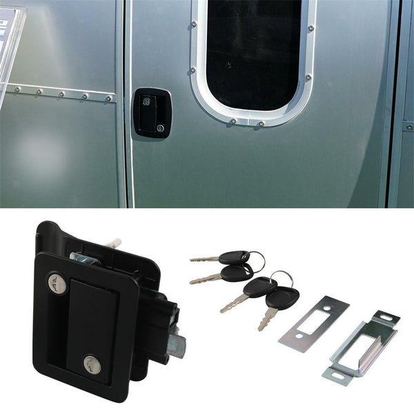 w/ Deadbolt Entry Door Lock Cabinet Lock Door Latch Handle Lock RV Handle Latch