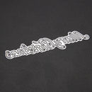 4PCS Happy Birthday Metal Punching Molds for Scrapbooking Dies Metal Embossing Ord