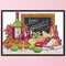 Cross Stitch Printed Embroidery DIY Needlework 14CT Stamped (J457 Wine)