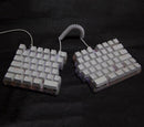 Split Macro Keyboard 78keys White Mechanical Multi- Modes LED Backlight Programm