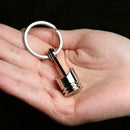 Neu Metal Piston Car Keychain Keyfob Engine Fob Chain E2I1 keyring Ring Z9X1