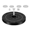 1xSolar Fountain Powered Bird Bath Floating Water Pump Garden Pools Pond D2G6
