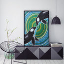 5D Diamond Painting DIY Dolphin Full Drill Special Rhinestone Art
