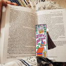 DIY Special Shaped Diamond Painting House Leather Bookmark Tassel Marker Newly