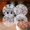 4 pcs/set DIY plastic stencil set cake decoration tools K0D5 V8Q3 F4S5